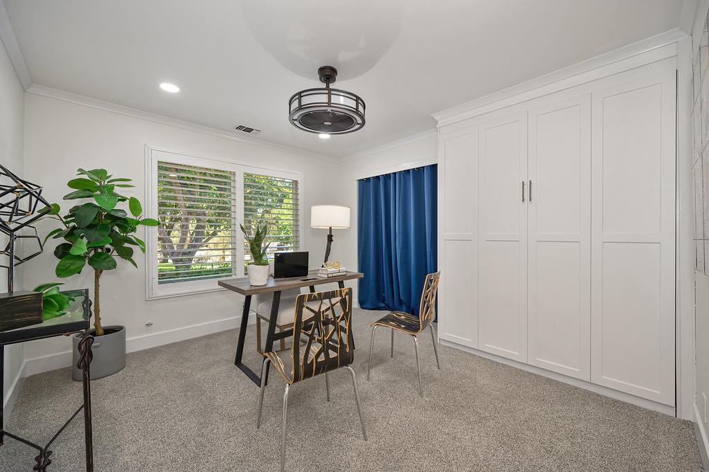 3875 Oak Tree Lane Loomis, CA 95650 - Photo 26 of 47 Fourth bedroom/ office with built in wall bed.