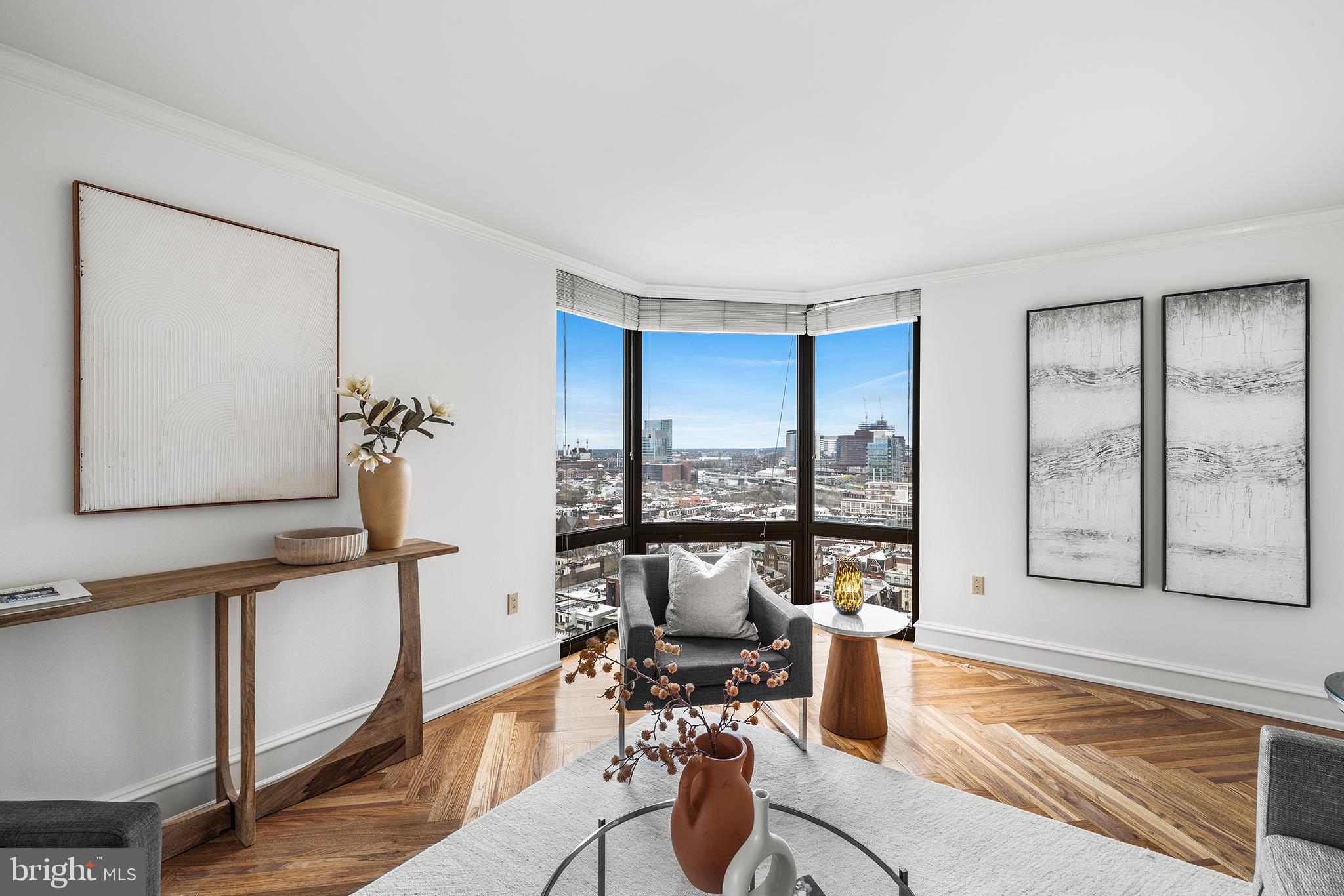 2018 Walnut Street, Unit 21L Philadelphia, PA 19103 - Photo 13 of 39 City skyline views from a chic corner.