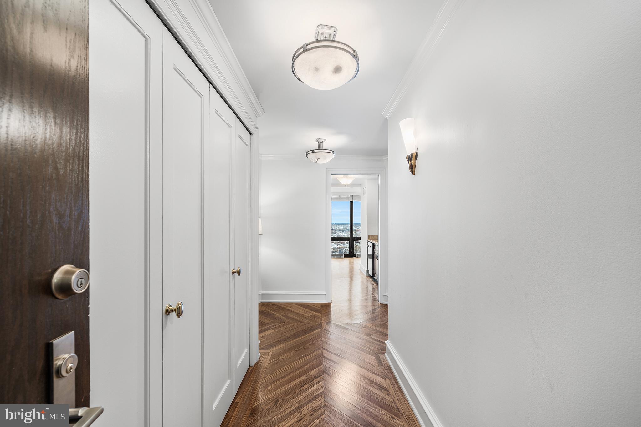 2018 Walnut Street, Unit 21L Philadelphia, PA 19103 - Photo 2 of 39 Bright hallway with elegant finishes.