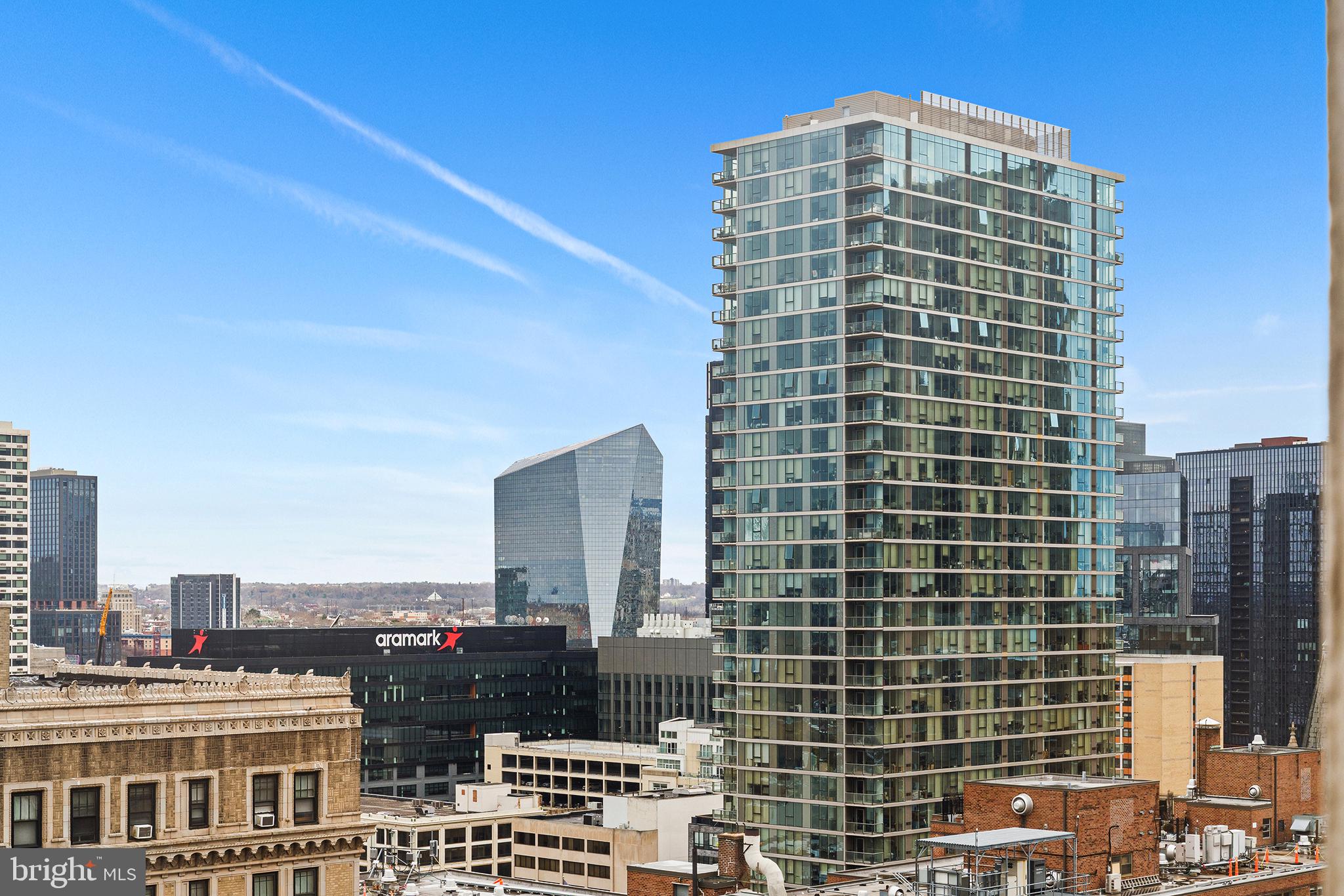 2018 Walnut Street, Unit 21L Philadelphia, PA 19103 - Photo 32 of 39 Urban skyline with modern architecture.