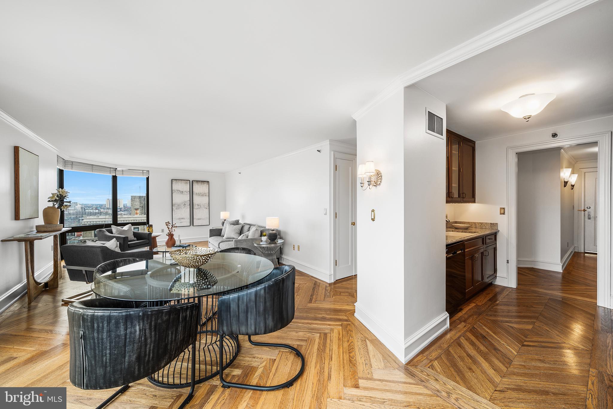 2018 Walnut Street, Unit 21L Philadelphia, PA 19103 - Photo 8 of 39 Stylish urban retreat with skyline views.