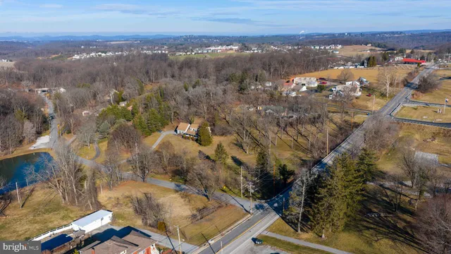 a view of city and mountain