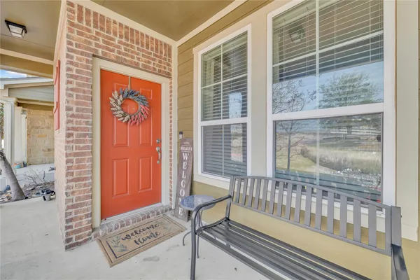 a view of a entryway door of the house