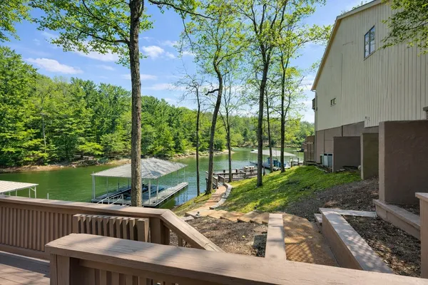a view of a house with backyard from a patio