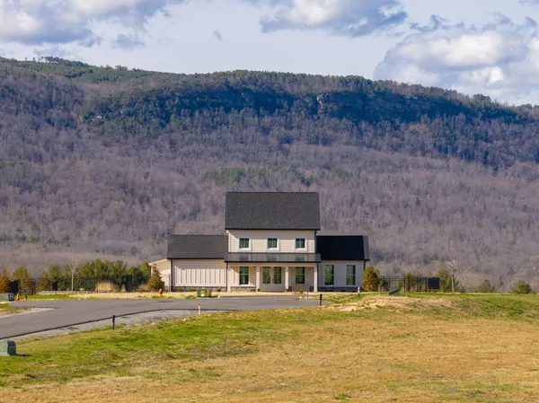 front view of house with a yard
