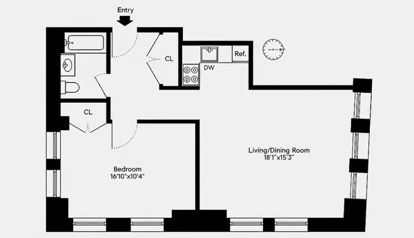 $4,300 | 56 Pine Street, Unit 14E | Financial District