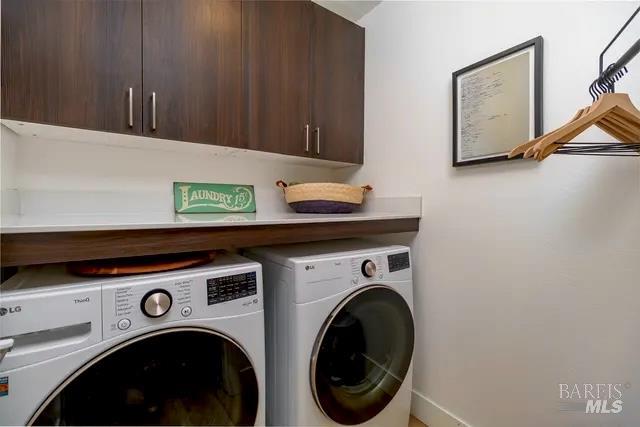 715 Rockview Road Novato, CA 94949 - Photo 8 of 36 Laundry room with built in counter and extra storage cabinets.