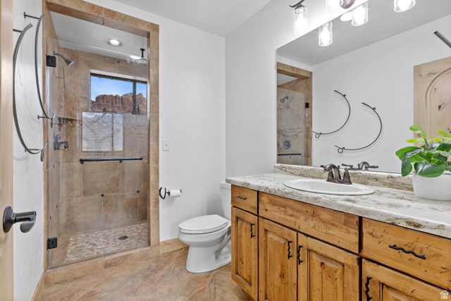 98 Bridge Road Rockville, UT 84763 - Photo 40 of 64 2nd Floor - Bedroom #4 - Full Bathroom with Walk-in Shower