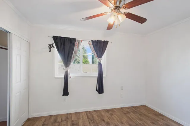 wooden floor in an empty room