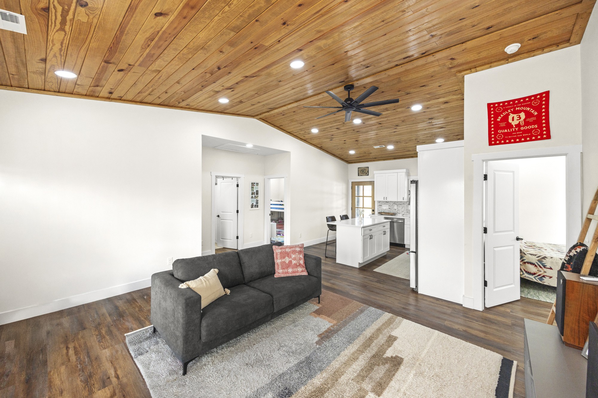 154 North Old Military Road Summertown, TN 38483 - Photo 14 of 45 a living room with furniture and a chandelier