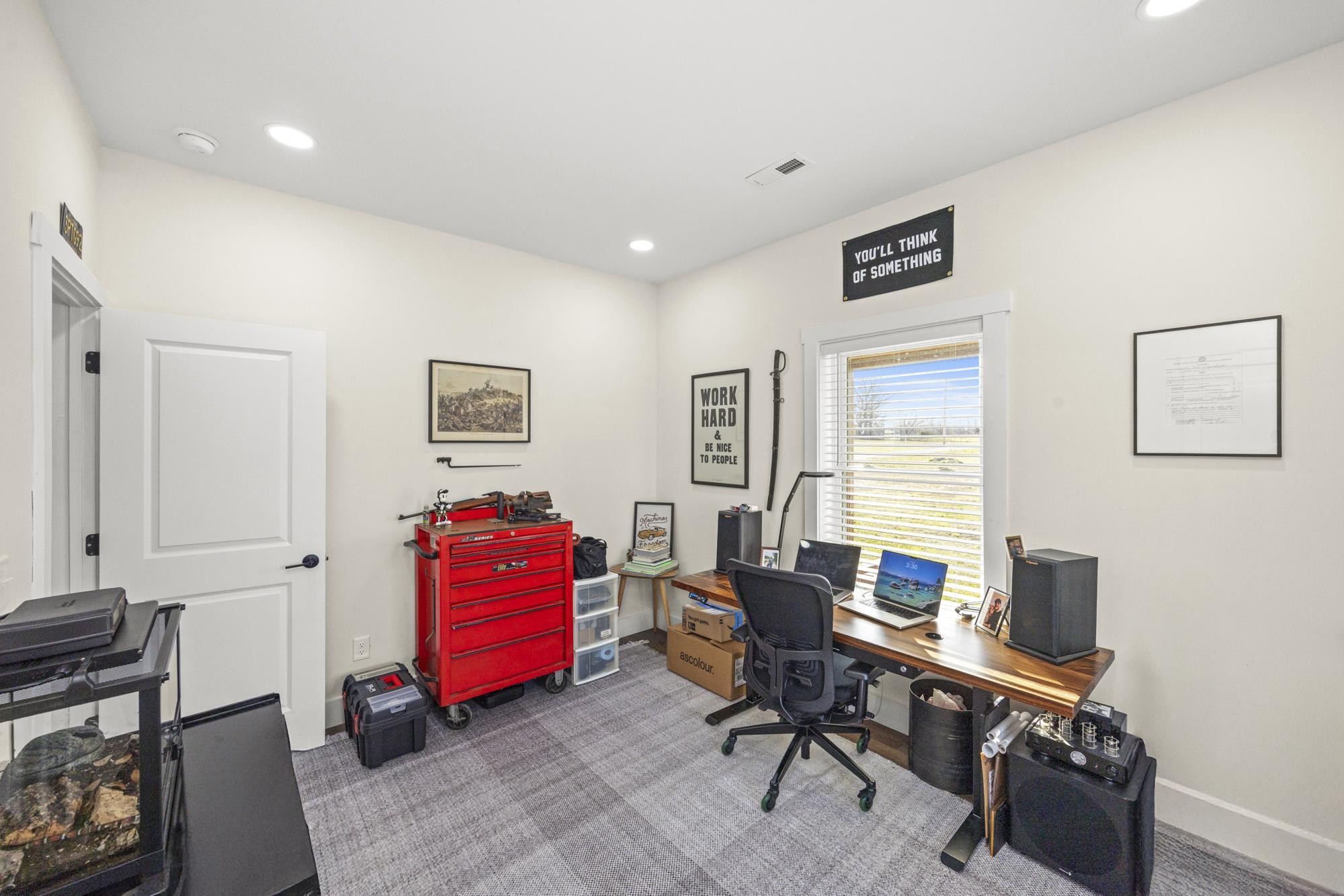 154 North Old Military Road Summertown, TN 38483 - Photo 28 of 45 a view of a workspace with furniture and a window