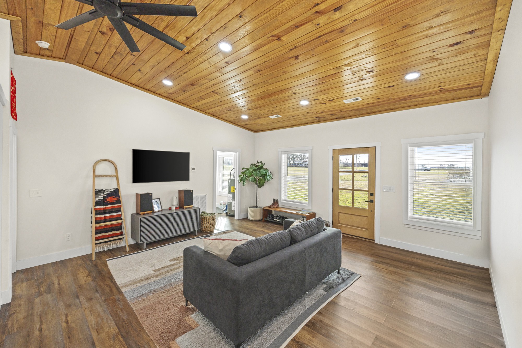 154 North Old Military Road Summertown, TN 38483 - Photo 9 of 45 a living room with furniture and a flat screen tv