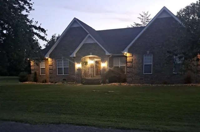 a house view with outdoor space