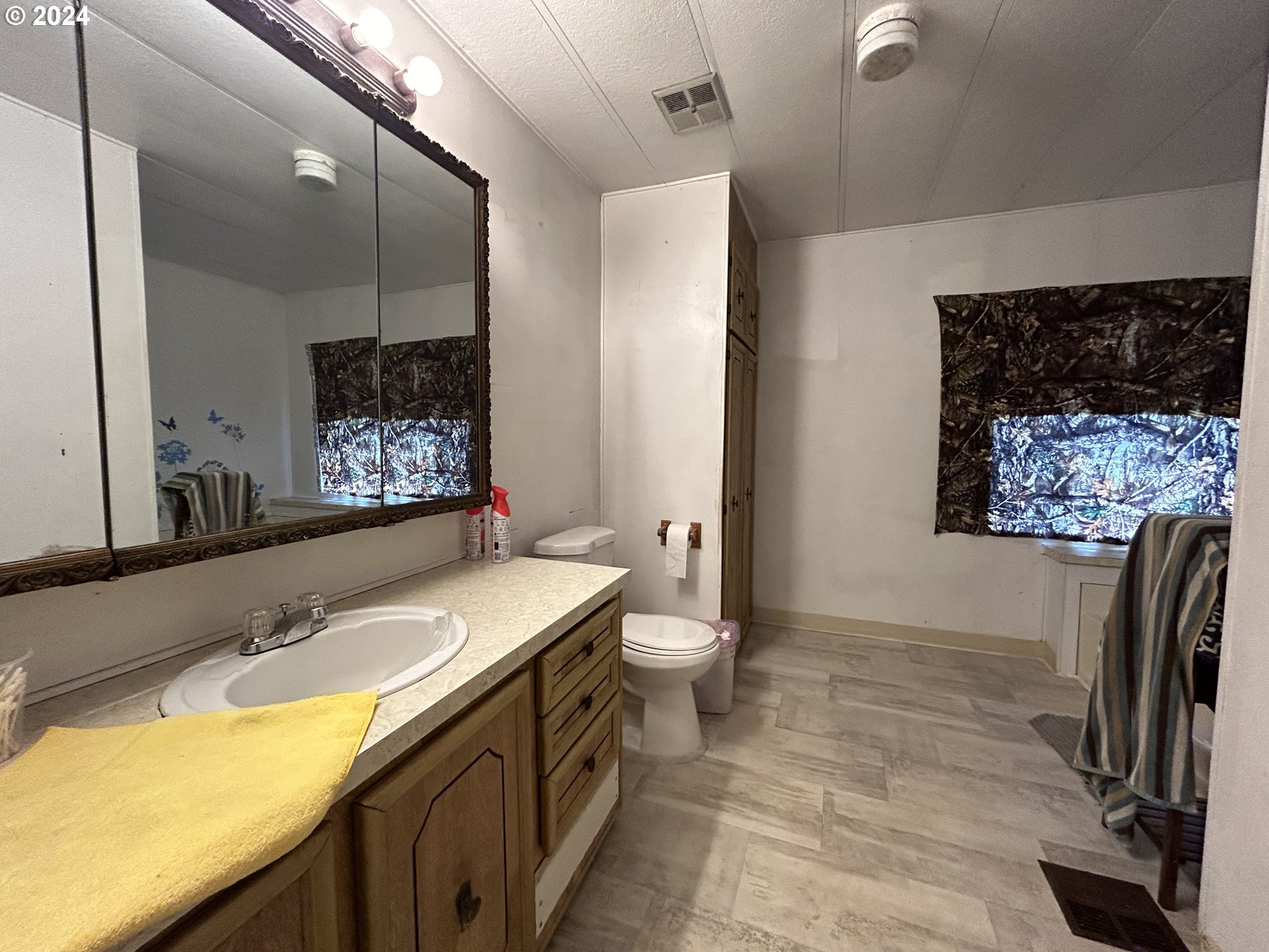 699 Cox Road Yoncalla, OR 97499 - Photo 24 of 35 a bathroom with a sink a vanity and a bathtub