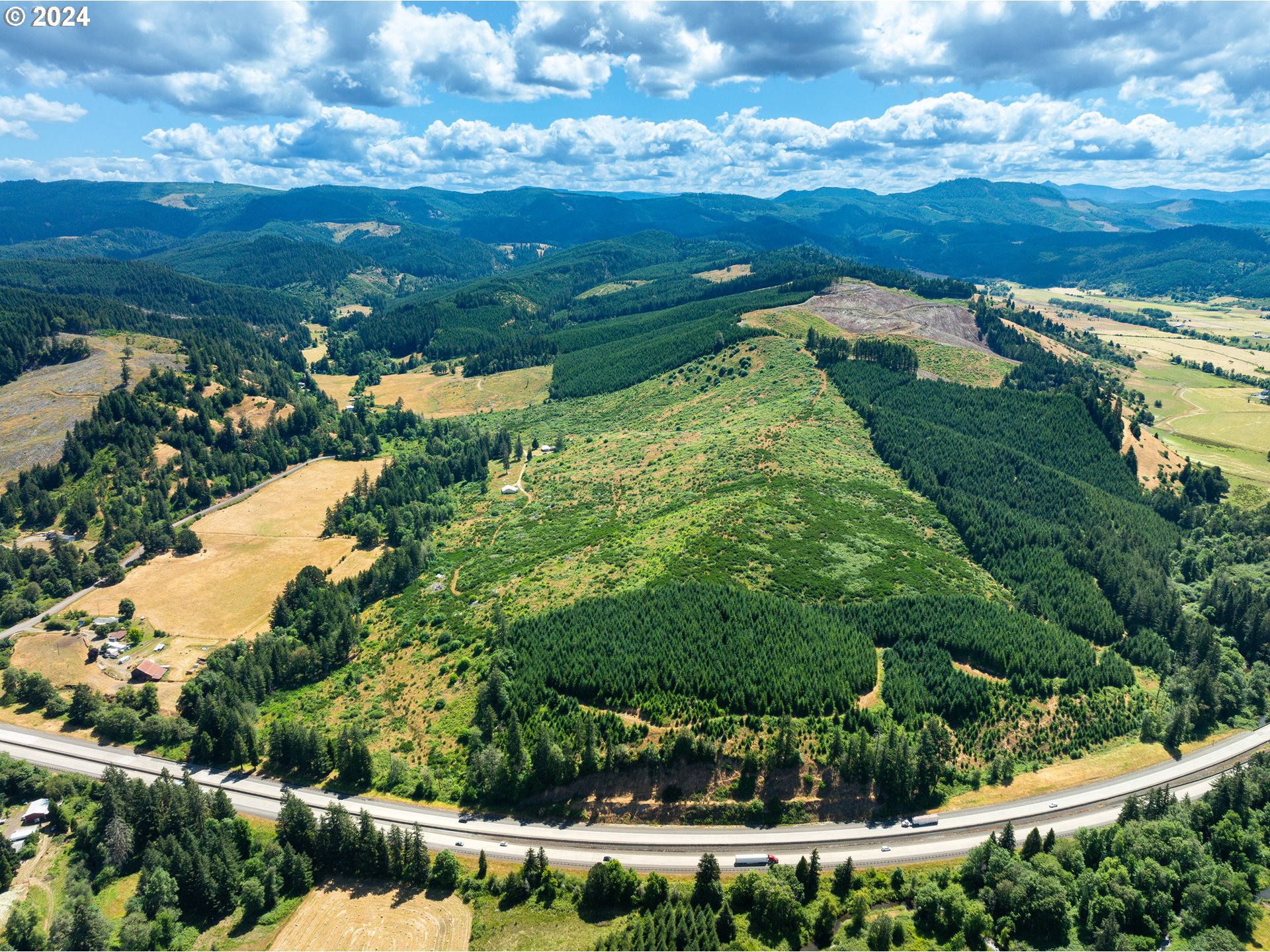 699 Cox Road Yoncalla, OR 97499 - Photo 35 of 35 a view of a lake with a houses