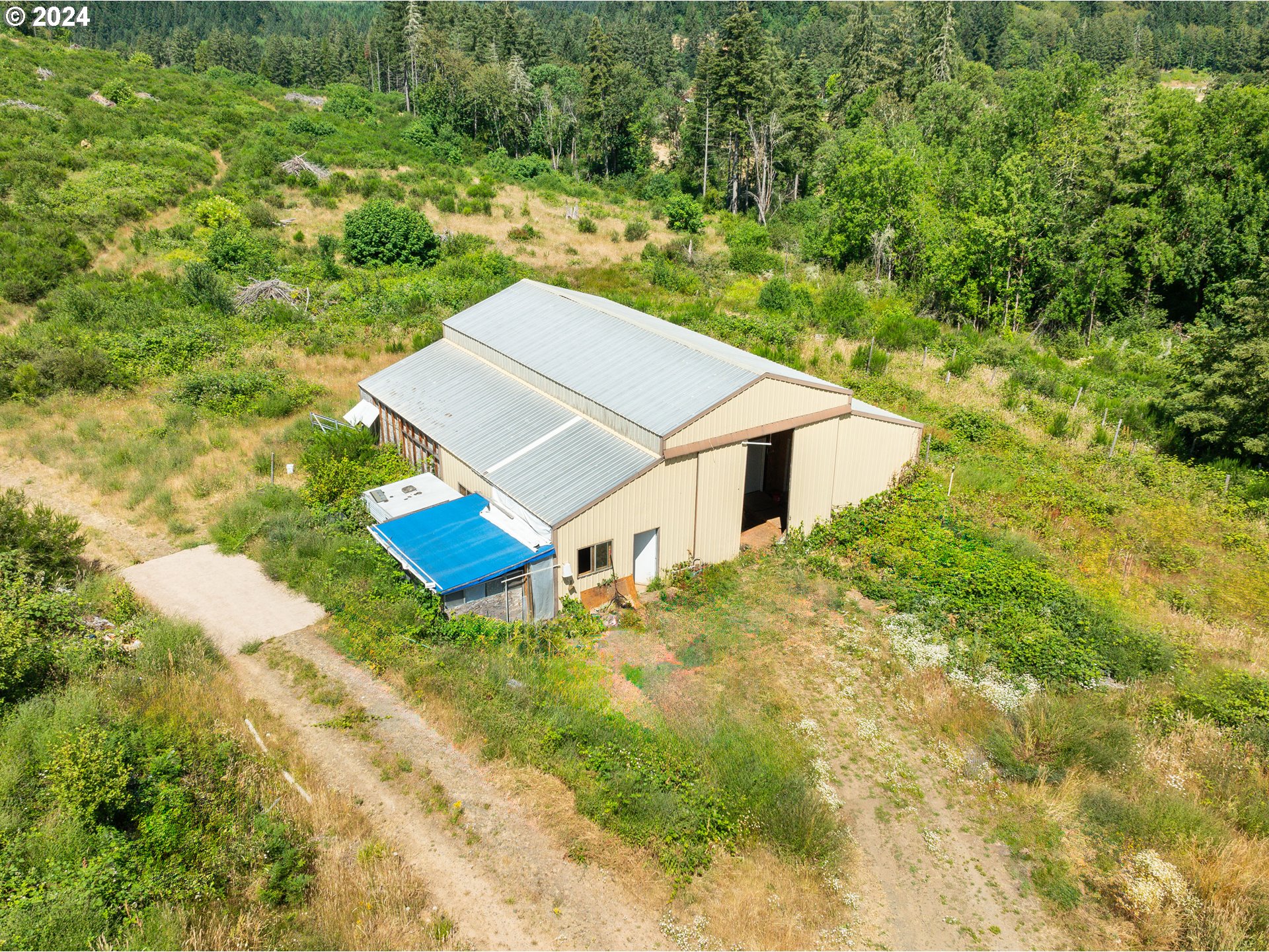 699 Cox Road Yoncalla, OR 97499 - Photo 5 of 35 an aerial view of a house