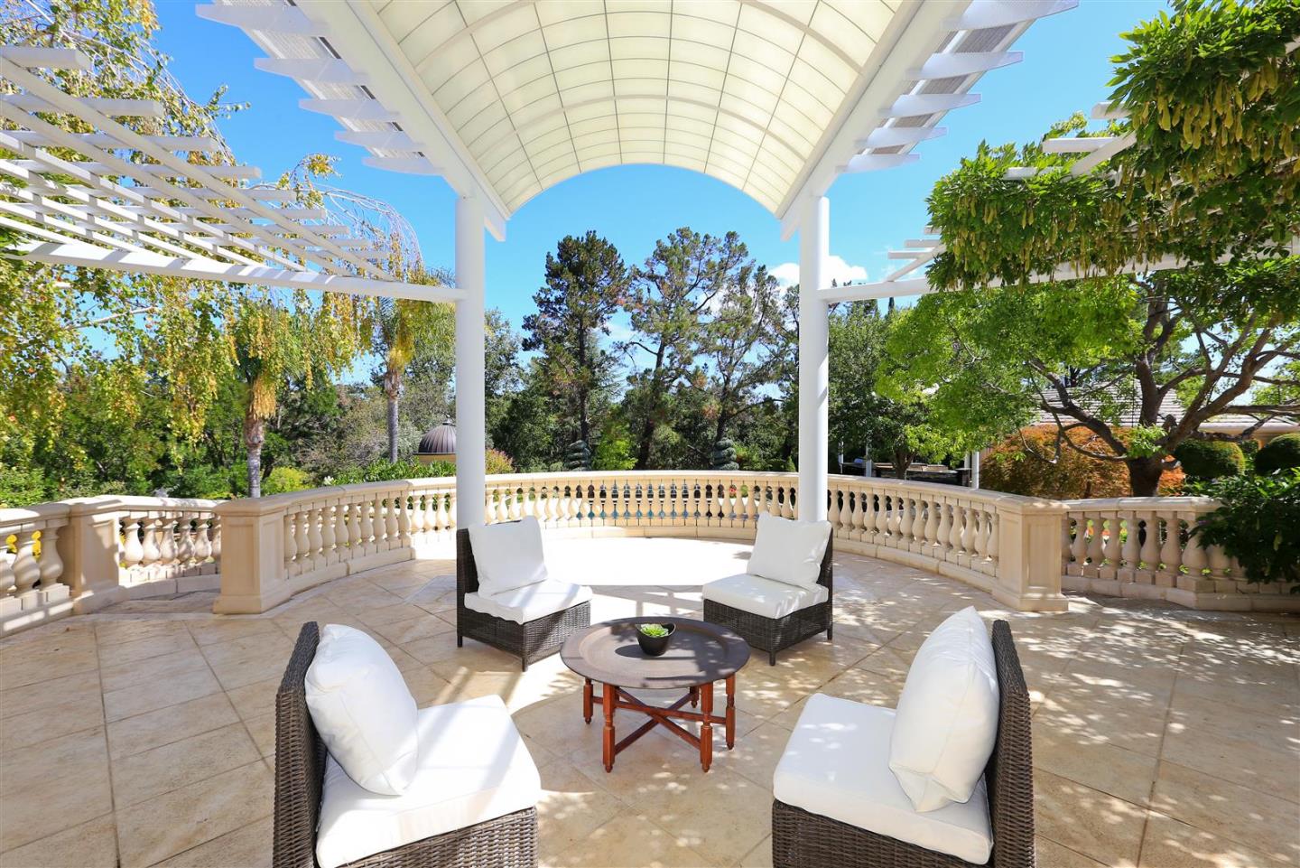 24289 Hillview Road Los Altos Hills, CA 94024 - Photo 12 of 32 a view of balcony with a patio