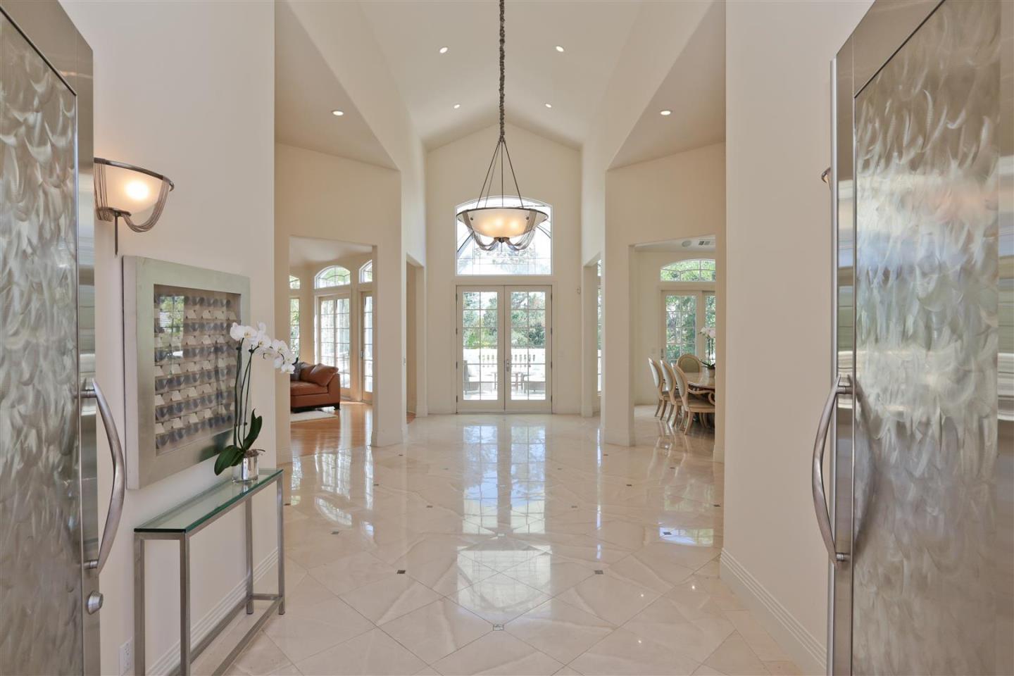24289 Hillview Road Los Altos Hills, CA 94024 - Photo 6 of 32 a view of interior space with wooden floor and staircase