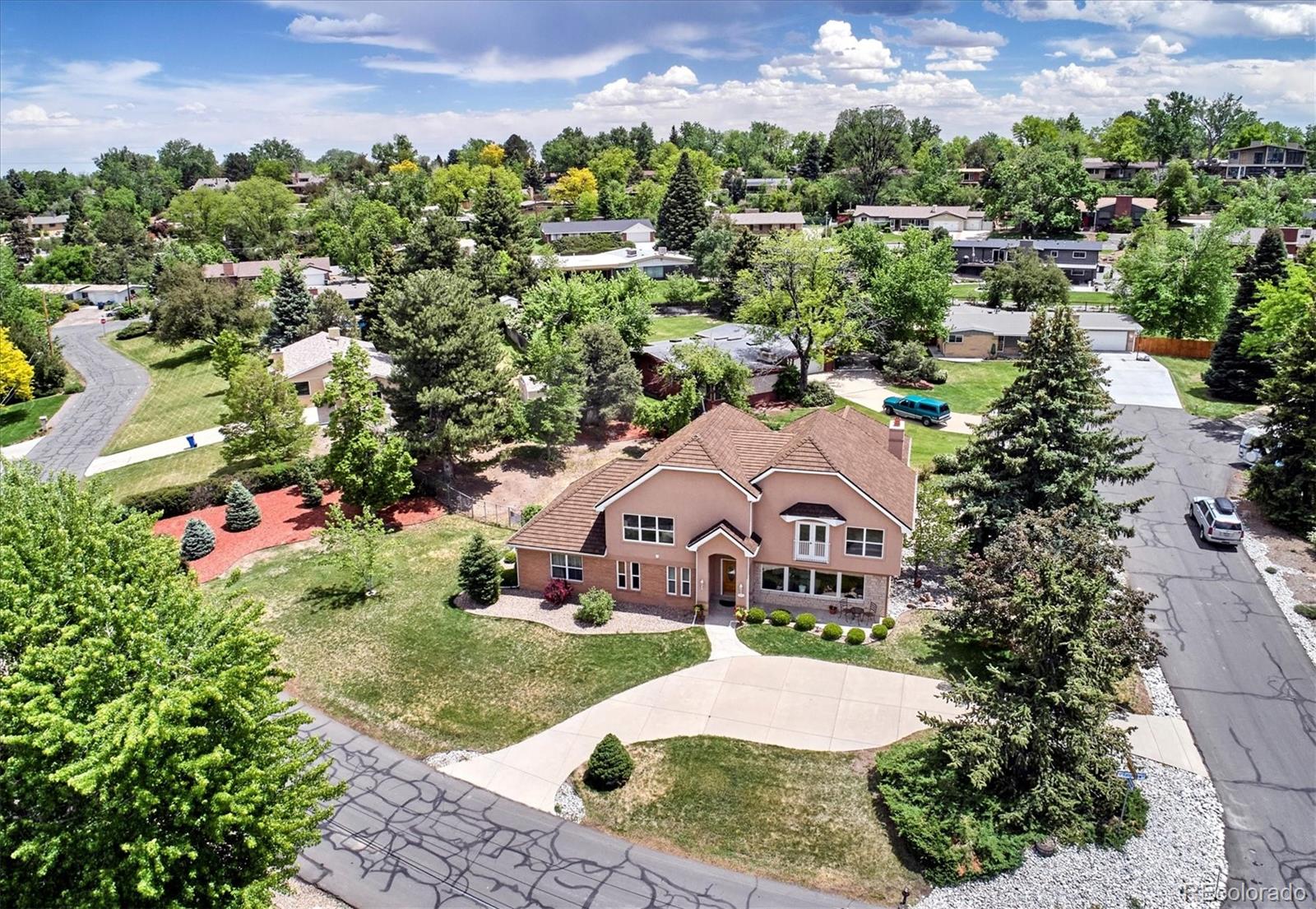 22 Rangeview Drive Wheat Ridge, CO 80215 - Photo 8 of 40 an aerial view of a house