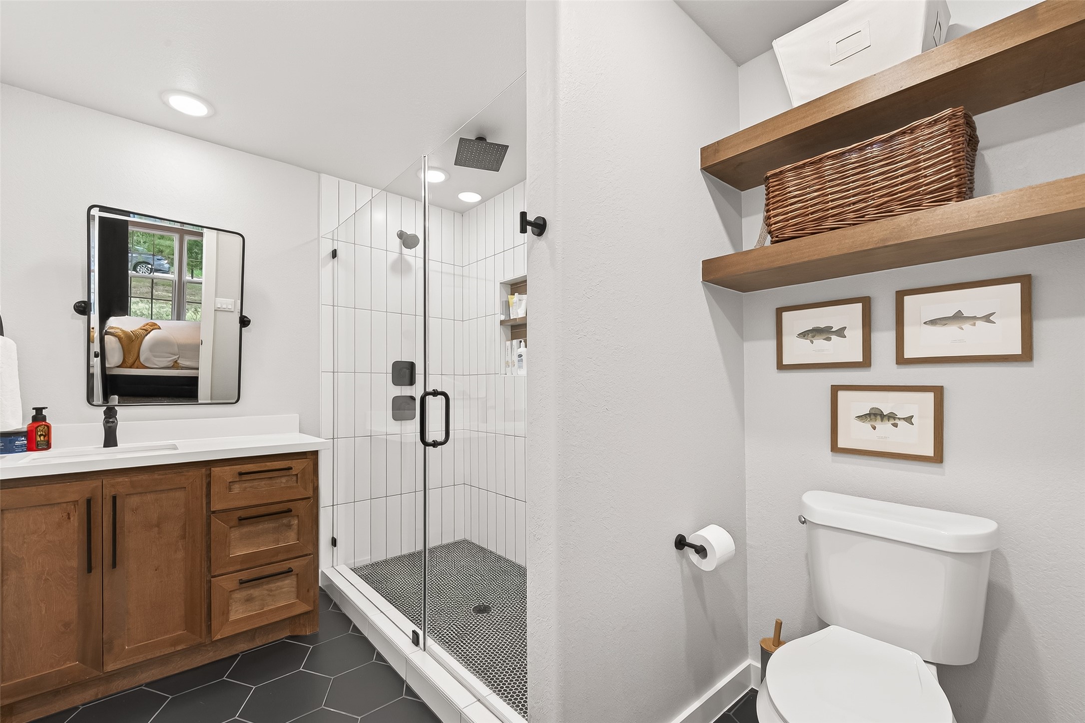 1047 Dungens Mill Road Columbus, TX 78934 - Photo 25 of 44 a bathroom with a toilet sink and shower
