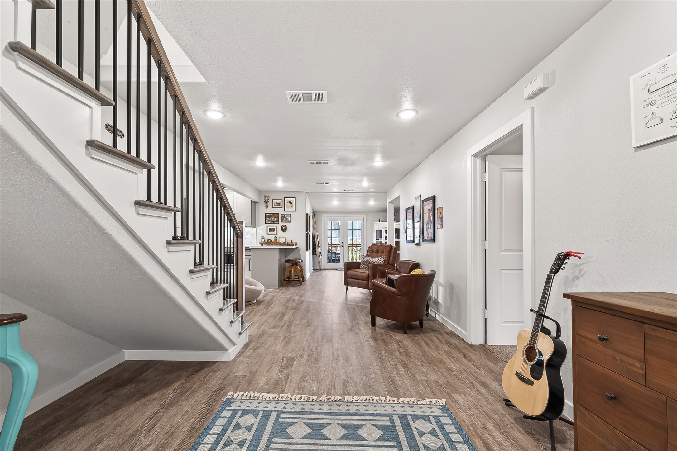 1047 Dungens Mill Road Columbus, TX 78934 - Photo 43 of 44 Very open floor plan with luxury vinyl flooring, recessed lighting, all new windows and serenity at its best.