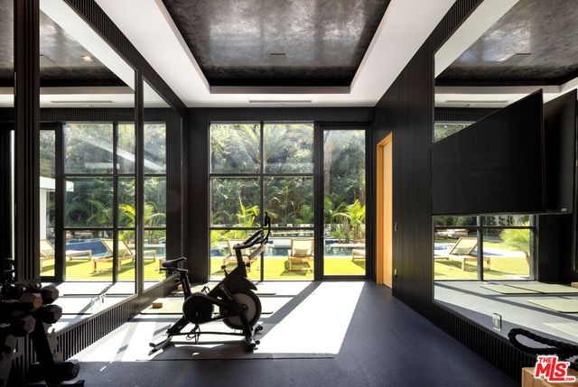 a outdoor view with a sitting space