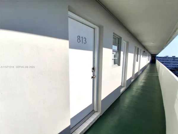 a view of balcony with city view