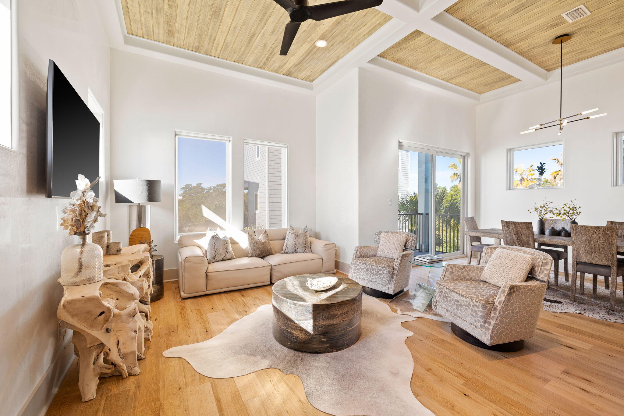 18 Inlet Heights Lane Inlet Beach, FL 32461 - Photo 25 of 46 a living room with furniture and a large window