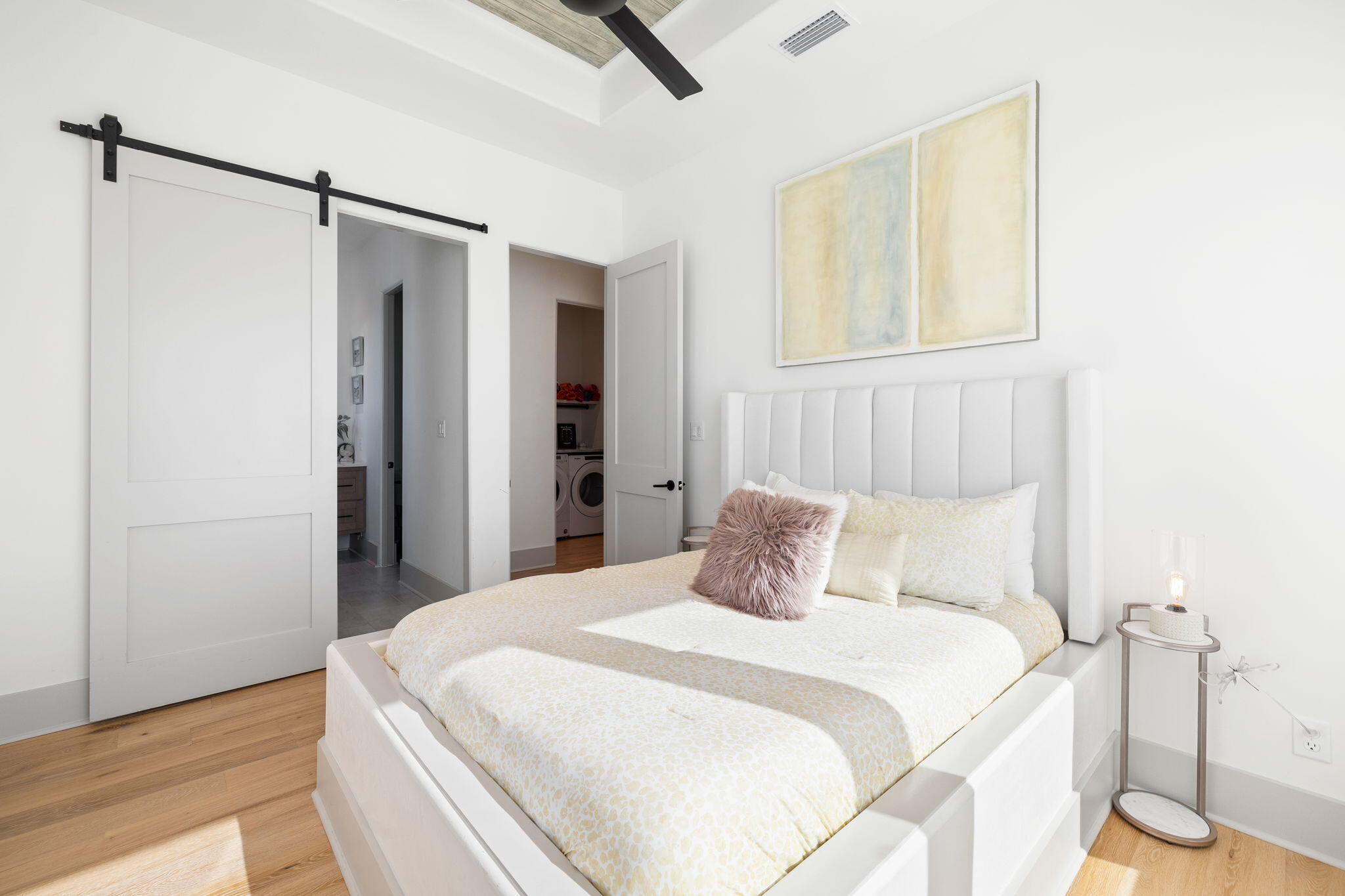 18 Inlet Heights Lane Inlet Beach, FL 32461 - Photo 33 of 46 a bedroom with a bed and a table