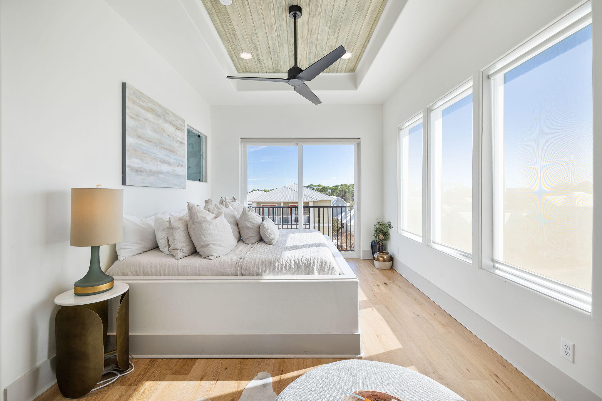 18 Inlet Heights Lane Inlet Beach, FL 32461 - Photo 37 of 46 a living room with furniture and a large window