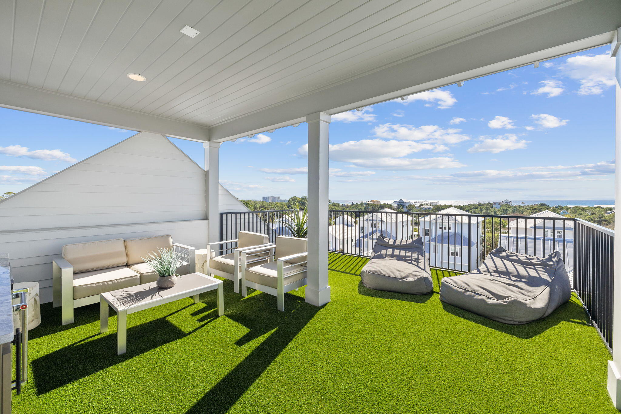 18 Inlet Heights Lane Inlet Beach, FL 32461 - Photo 41 of 46 a view of a balcony with chairs