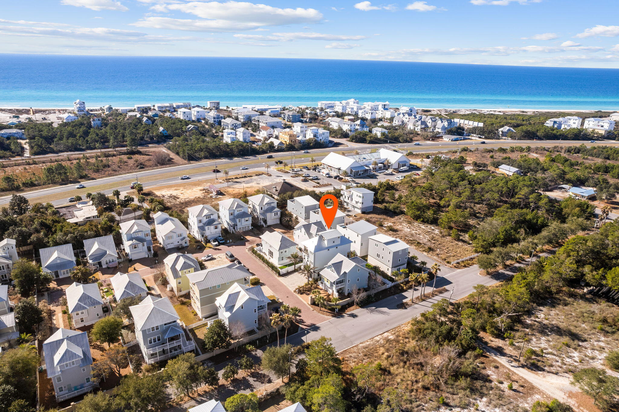 18 Inlet Heights Lane Inlet Beach, FL 32461 - Photo 5 of 46 an aerial view of multiple house