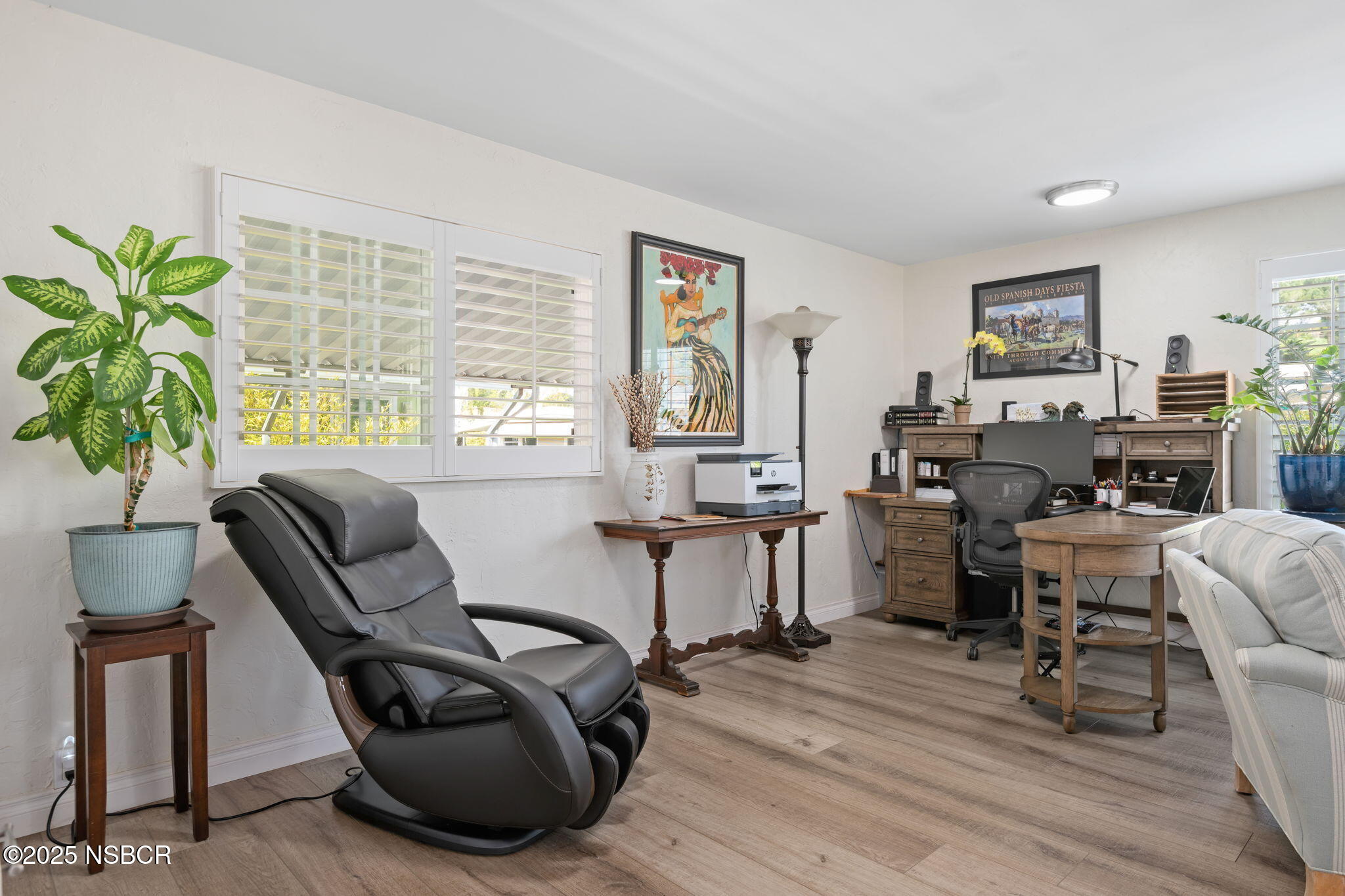 9 Paseo Del Rio Solvang, CA 93463 - Photo 12 of 32 a workspace with furniture window and wooden floor