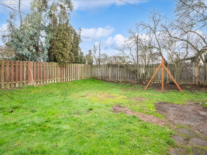 8234 Northeast Webster Street Portland, OR 97220 - Photo 33 of 37 Backyard