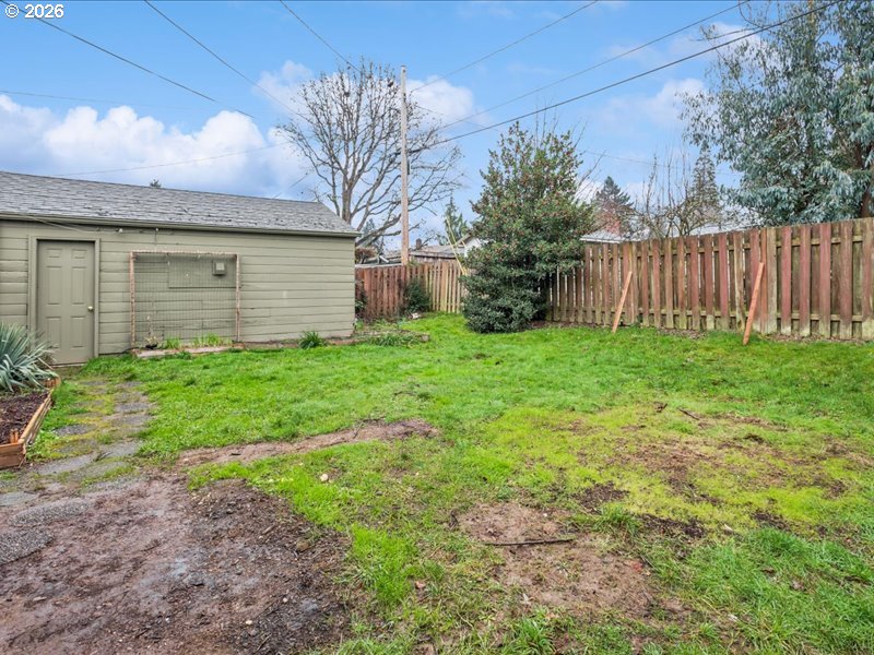 8234 Northeast Webster Street Portland, OR 97220 - Photo 34 of 37 Backyard
