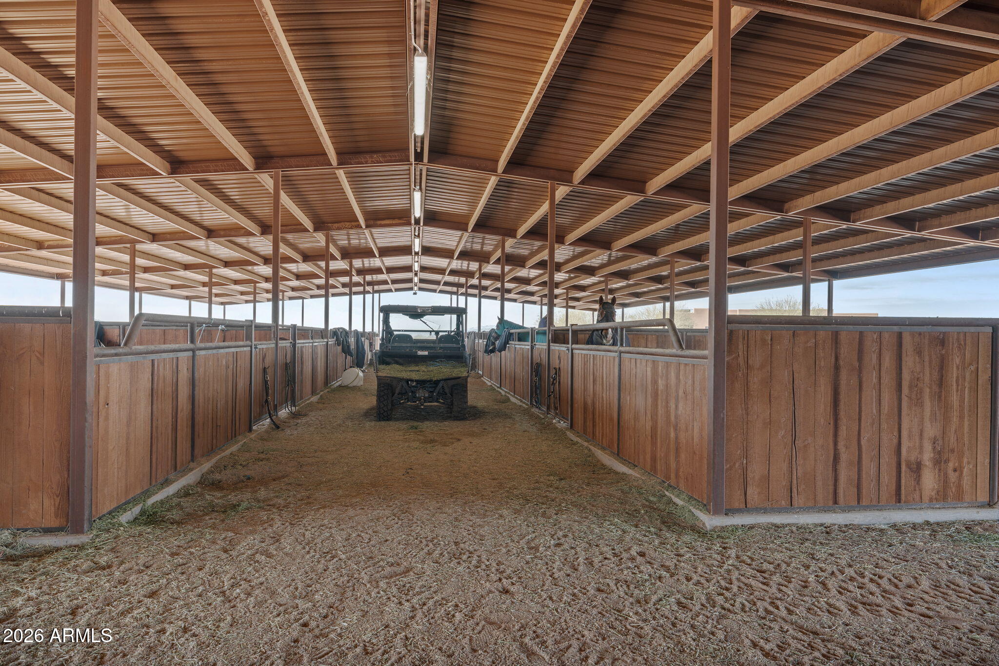 46629 West Luray Road Wickenburg, AZ 85390 - Photo 59 of 64 a view of a room with wooden walls