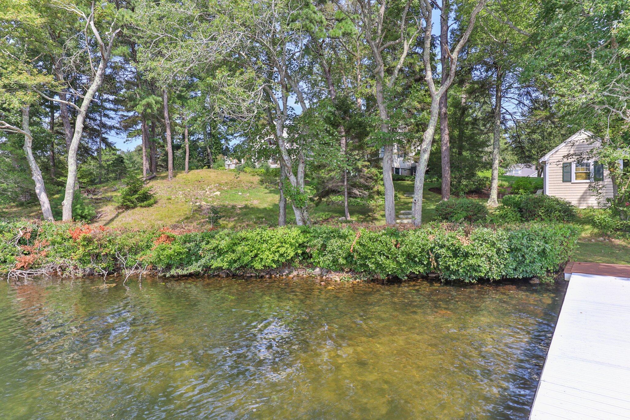 435 Huckins Neck Road Centerville, MA 02632 - Photo 38 of 42 a view of lake with green space
