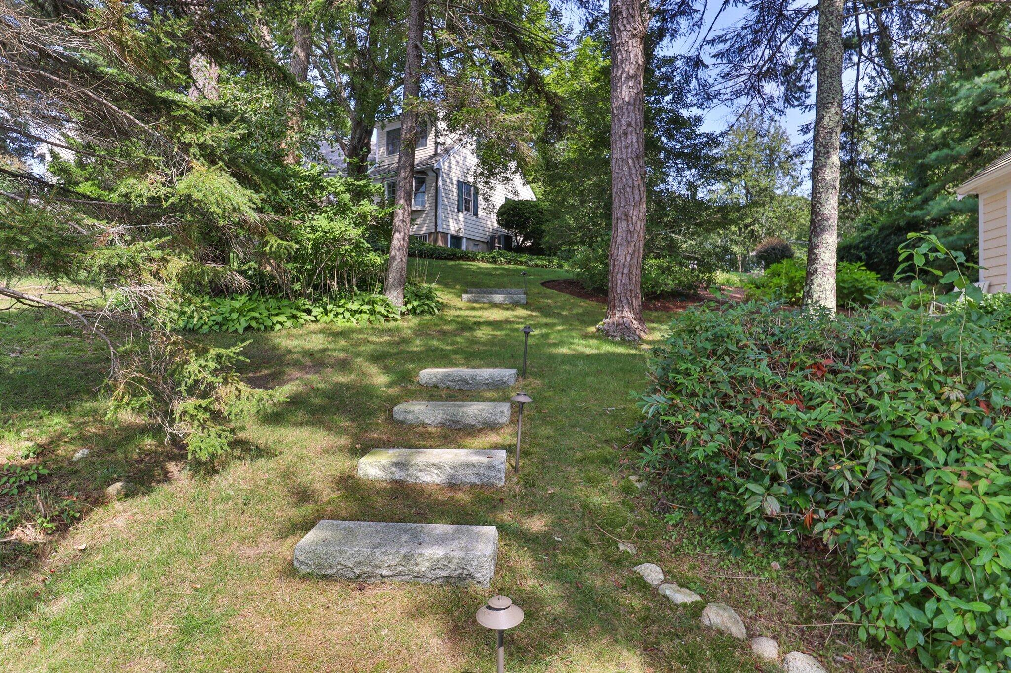 435 Huckins Neck Road Centerville, MA 02632 - Photo 39 of 42 a backyard of a house with lots of green space