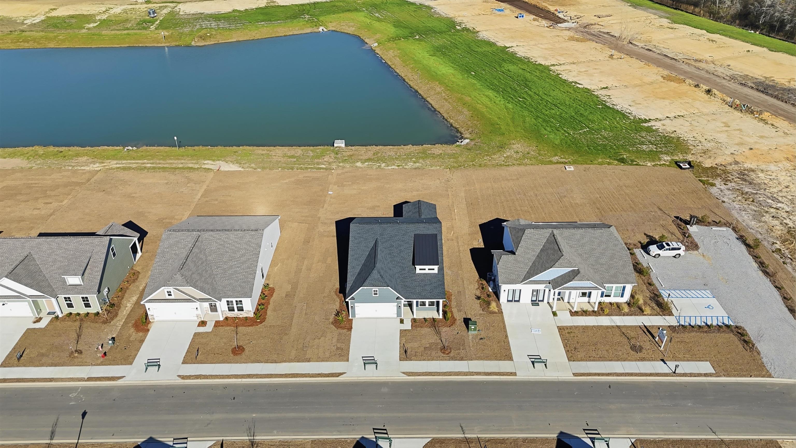 142 River Birch Drive Loris, SC 29569 - Photo 37 of 39 Aerial view of a nearby body of water