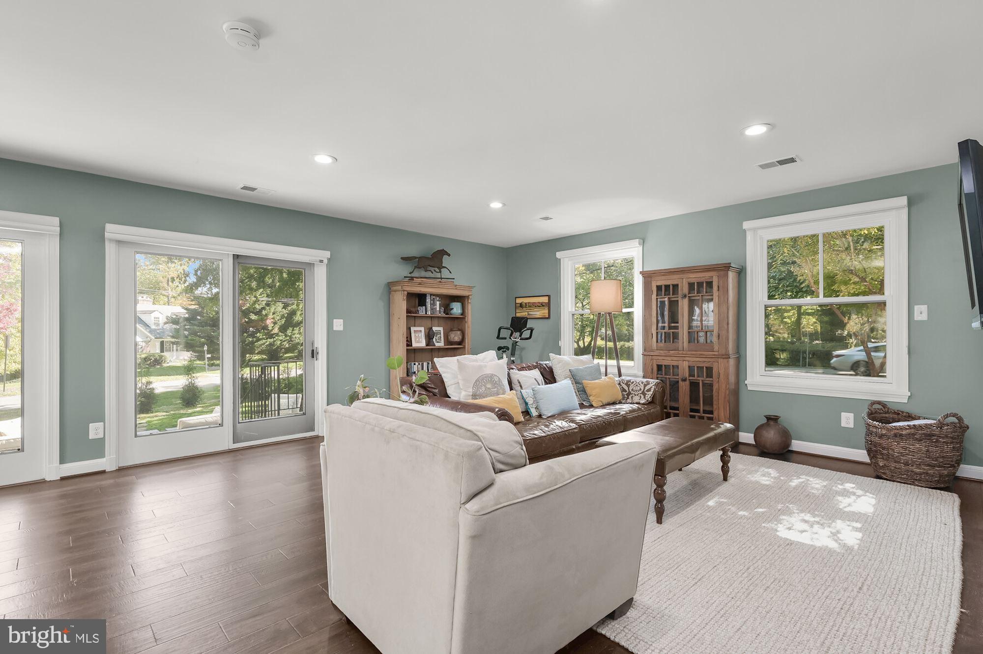 9300 Burning Tree Road Bethesda, MD 20817 - Photo 19 of 45 Main Floor Recreation Room / Bedroom Suite