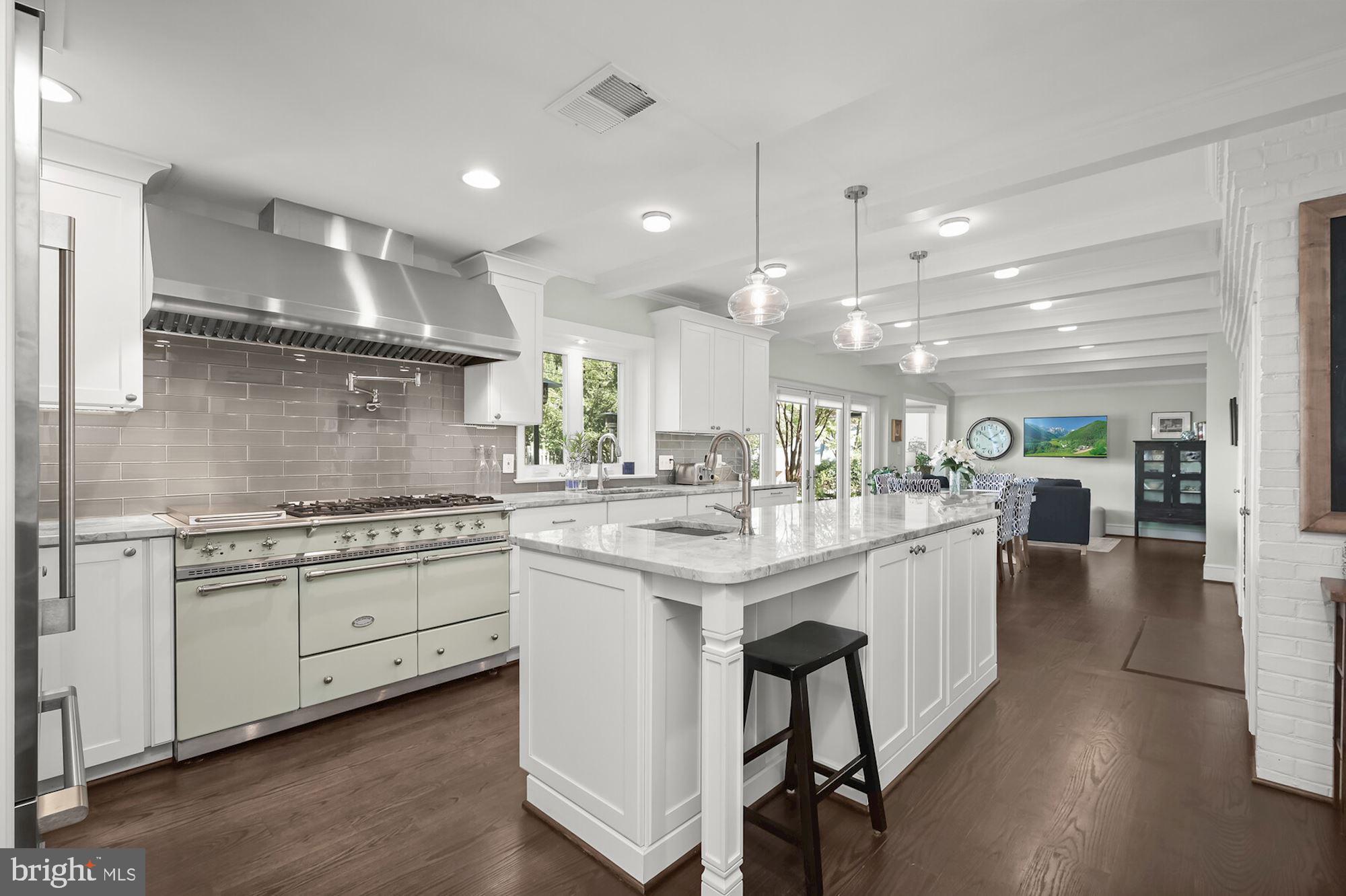 9300 Burning Tree Road Bethesda, MD 20817 - Photo 6 of 45 Chef's Kitchen w/ 60" Lacanche Range