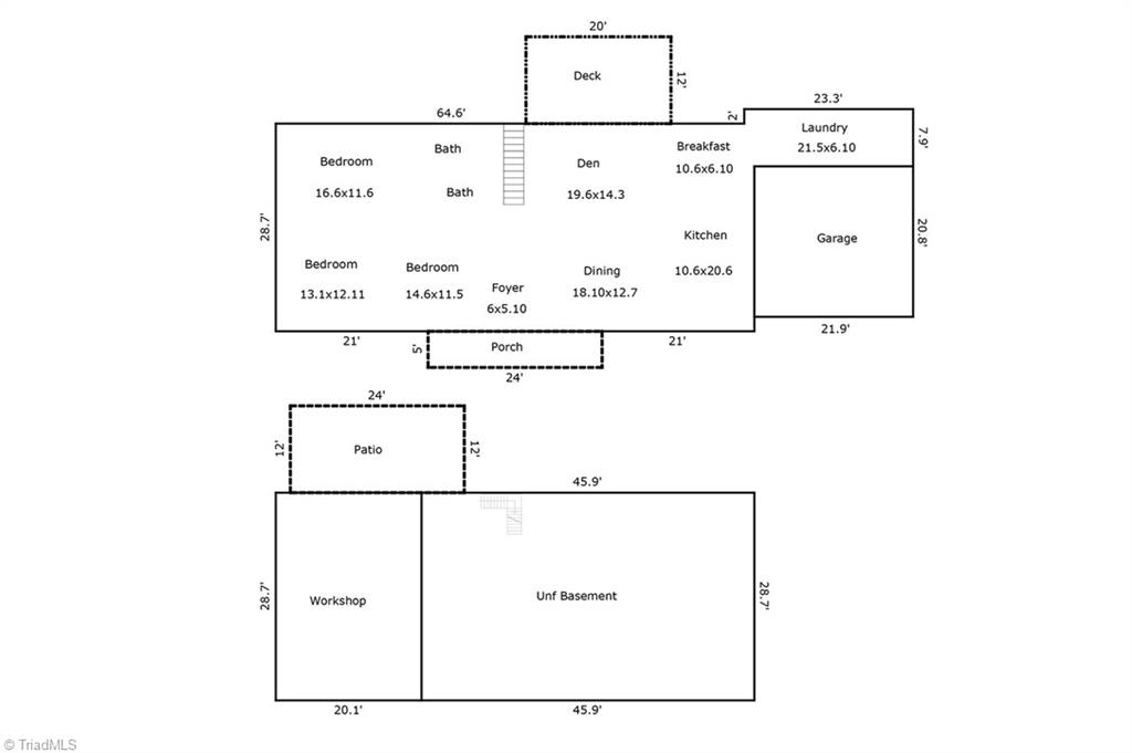 519 Riverside Drive Burlington, NC 27217 - Photo 39 of 39 Floor plan