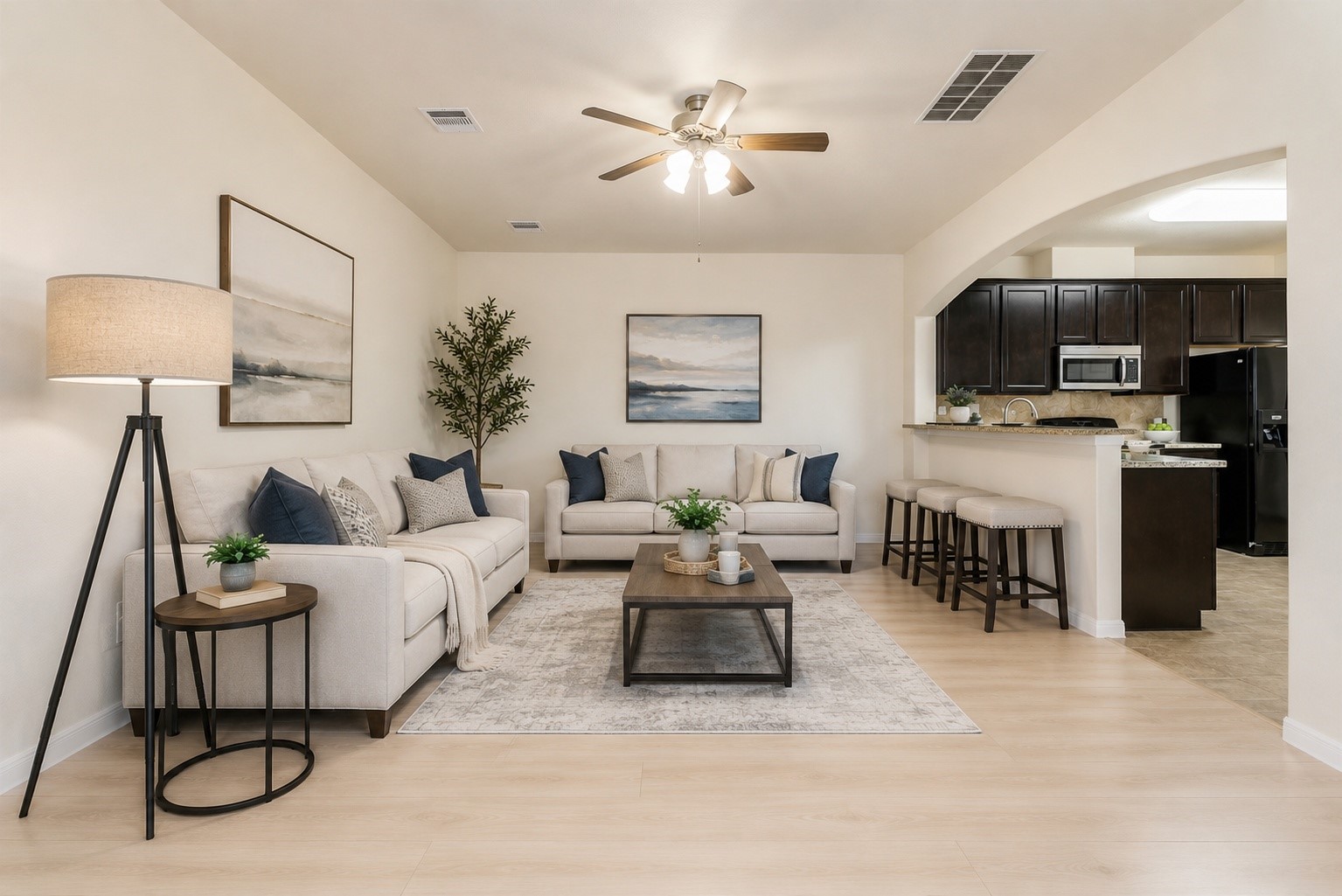 1602 Grable Cove Lane Spring, TX 77379 - Photo 4 of 15 Spacious LR - New flooring to be installed as shown here
