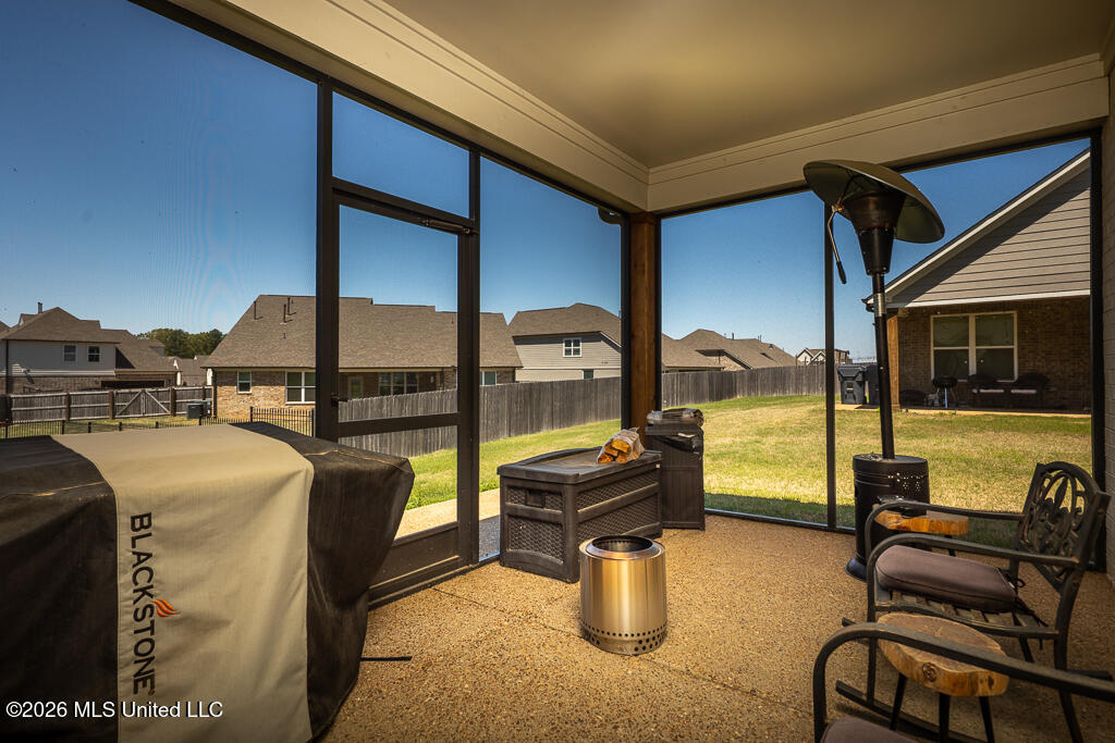 467 Ruskin Loop Hernando, MS 38632 - Photo 14 of 28 Screened Porch w/view of pond
