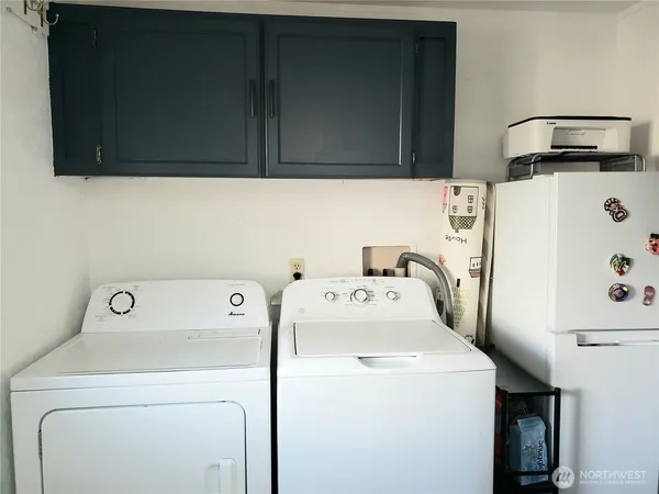 a view of a storage & utility room