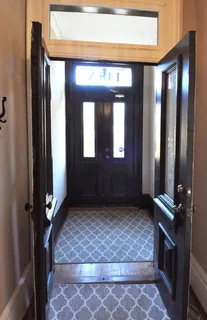 a view of an entryway door