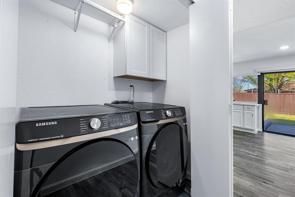 3429 Post Oak Road Garland, TX 75044 - Photo 10 of 36 a utility room with dryer and washer