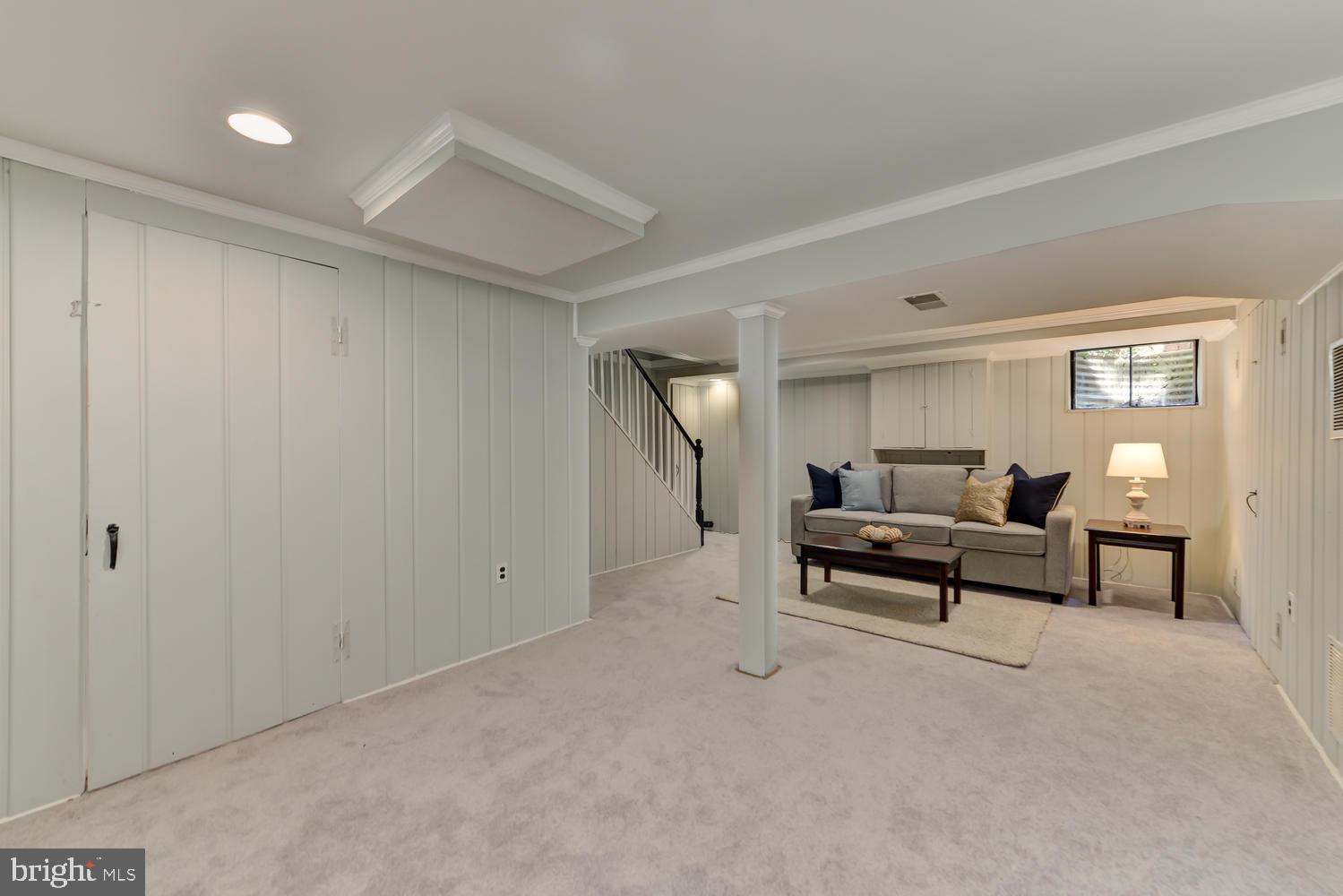 1811 August Drive Silver Spring, MD 20902 - Photo 33 of 38 Lower level rec room w/ new carpet and fresh paint