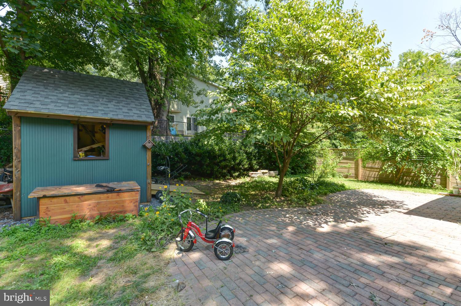 1811 August Drive Silver Spring, MD 20902 - Photo 35 of 38 Paver Patio and Shed