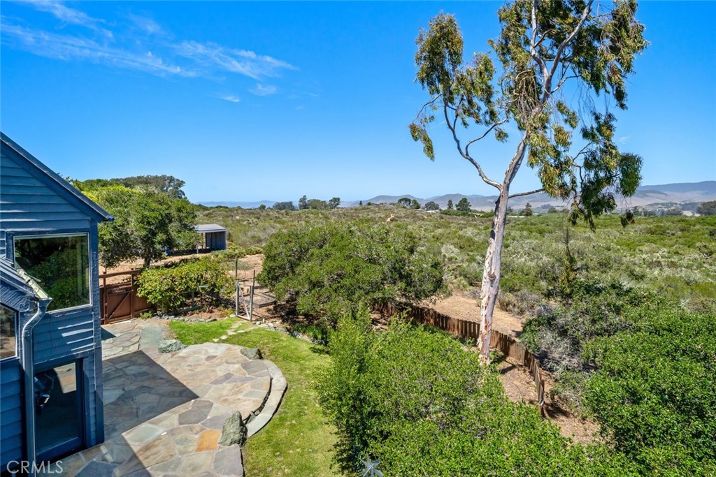 1606 Valley View Drive Los Osos, CA 93402 - Photo 27 of 50 a view of backyard with plants and outdoor seating